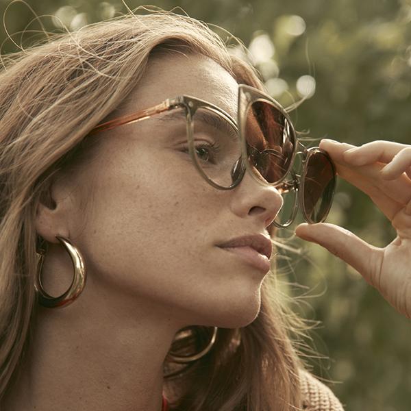 Sustainable Sunglasses with Magnetic Clips.